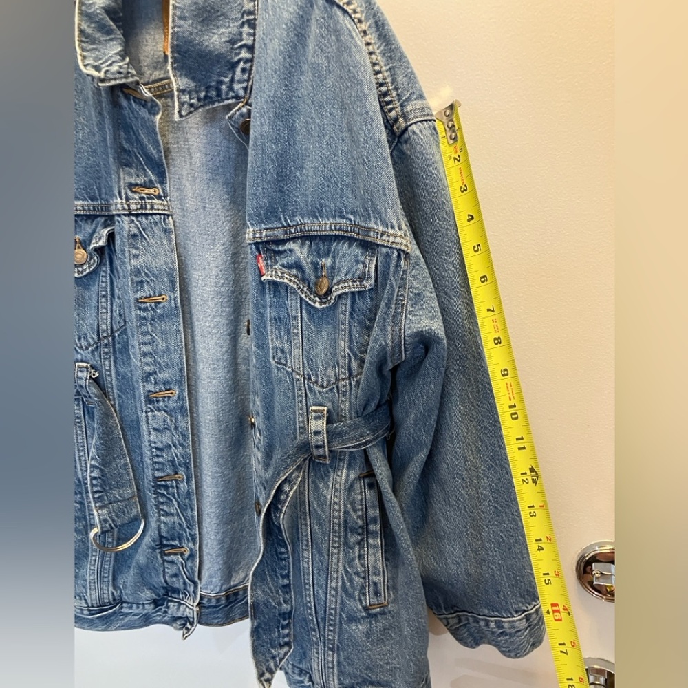 Levi's Dark Blue Denim Jacket  Xsmall - Picture 12 of 12